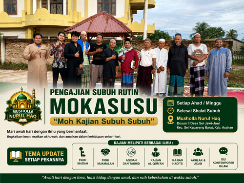 Pengajian Subuh Rutin Musholla Nurul Haq       
